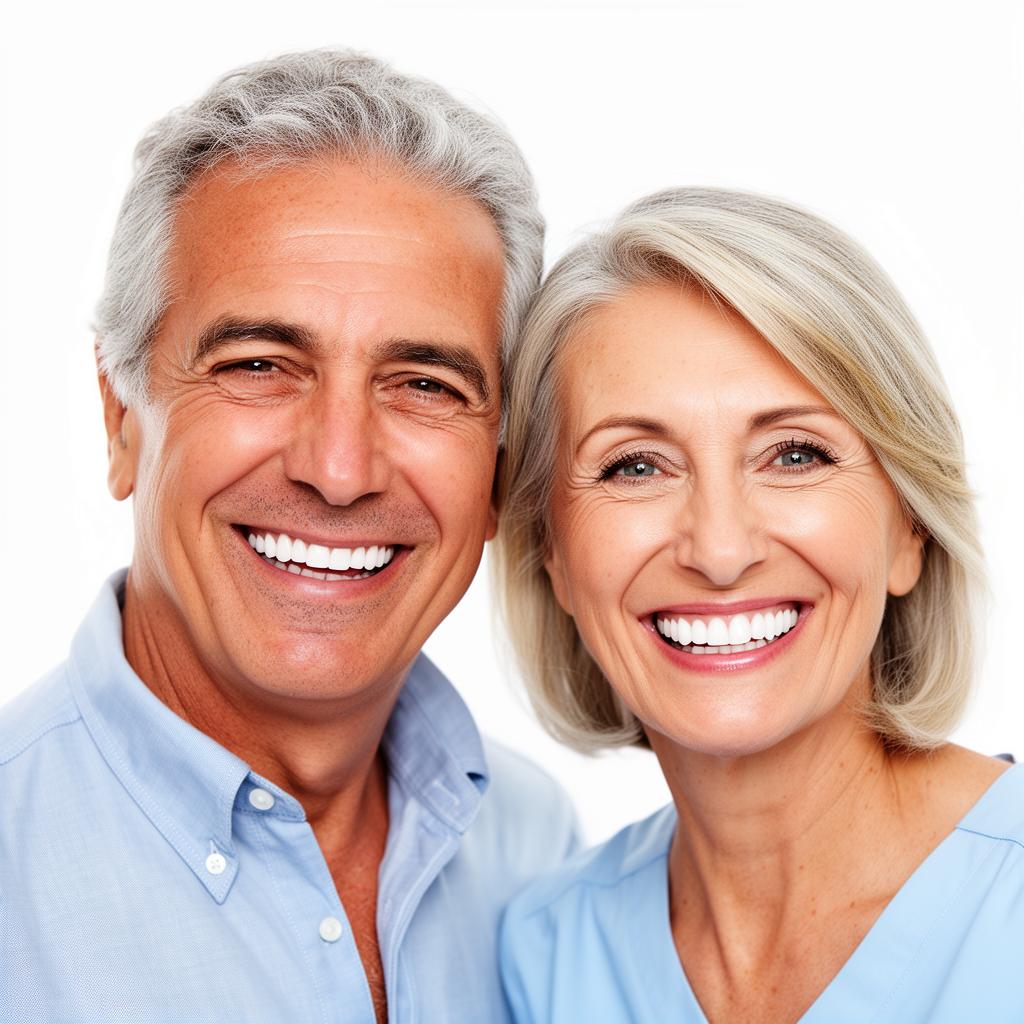 Pazienti soddisfatti con sorriso ritrovato grazie a denti fissi su impianti